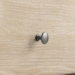 Celine Washed Oak 2 Drawer Bedside Table - Fully Assembled - By Roseland Furniture - thumbnail 6