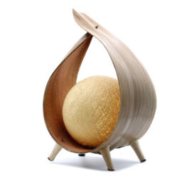 Serenityy Natural Coconut Lamp - Handmade Indonesian Coconut Shell Table Lamp With Led, 850G