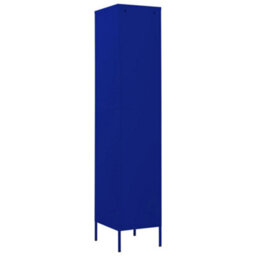 Vidaxl Locker Cabinet Navy Blue 35X46X180 Cm Steel - thumbnail 5