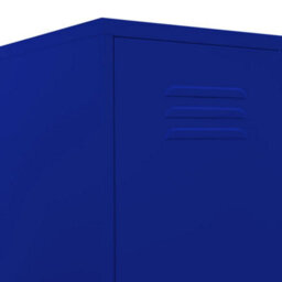 Vidaxl Locker Cabinet Navy Blue 35X46X180 Cm Steel - thumbnail 7