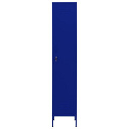 Vidaxl Locker Cabinet Navy Blue 35X46X180 Cm Steel - thumbnail 3