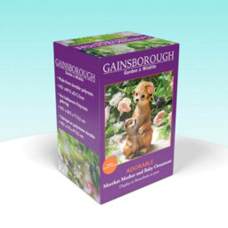 Gainsborough Meerkat Mother And Baby Garden Ornament, Polyresin, Weather-Resistant, H21 X W15 X D13.5Cm - thumbnail 3
