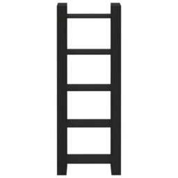 Berkfield Book Cabinet/room Divider Black 60X35X160 Cm Solid Wood - thumbnail 3