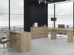 M6 140 Malwa Large Chest Of Drawers Sonoma Oak - thumbnail 3