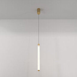 Luminosa Lighting Luminosa Maytoni Ray Slim Pendant Ceiling Light Gold, 95.9Cm, Integrated Led 3000K - thumbnail 1
