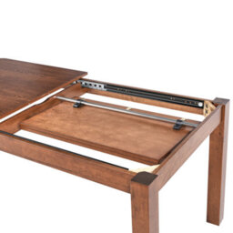 Beliani Extending Dining Table Madura Dark Ash Wood 160/240 Cm 90 Cm - thumbnail 7