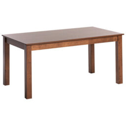 Beliani Extending Dining Table Madura Dark Ash Wood 160/240 Cm 90 Cm - thumbnail 4