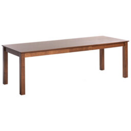 Beliani Extending Dining Table Madura Dark Ash Wood 160/240 Cm 90 Cm - thumbnail 1