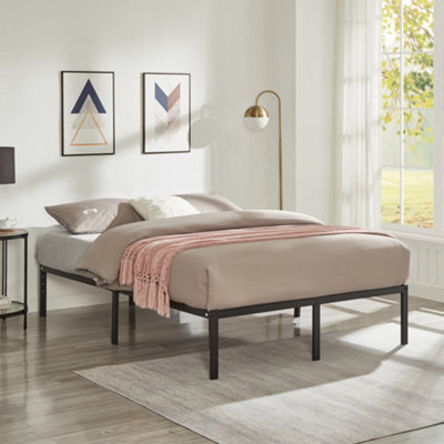 House Of Home King Size Platform Bed Frames Durable Metal Black Powder Coating - image 1