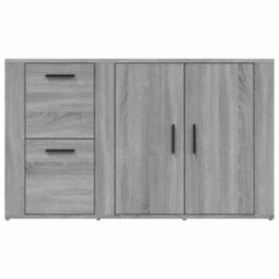 Berkfield Sideboard Grey Sonoma 100X33X59.5 Cm Engineered Wood - thumbnail 6