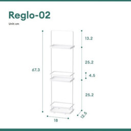 White Shower Caddy Freestanding 3-Tier Corner Shelf Bathroom Storage - thumbnail 2