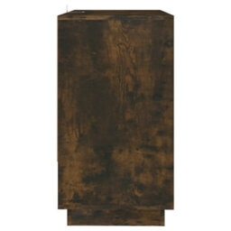 Berkfield Sturdy Sideboard Smoked Oak 70X41X75 Cm Engineered Wood - thumbnail 4