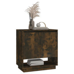 Berkfield Sturdy Sideboard Smoked Oak 70X41X75 Cm Engineered Wood - thumbnail 6
