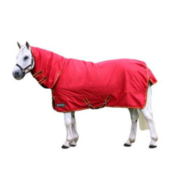 "Stormx 200 Combo Neck Horse Turnout Rug Red/dark Red/yellow (4 6"")" - thumbnail 2
