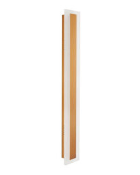 Beliani Outdoor Led Wall Light 60Cm Gold - Modern Steel, Acrylic Diffuser, Warm White - thumbnail 3