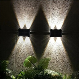 Outdoor Waterproof Solar Led Wall Lamp For Garden And Balcony - thumbnail 4