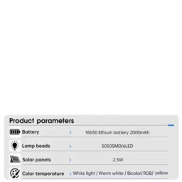 Outdoor Waterproof Solar Led Wall Lamp For Garden And Balcony - thumbnail 2