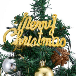 Living And Home 54.5Cm Tall Mini Snow Scene Deer Artificial Pine Christmas Tree With String Lights - thumbnail 5