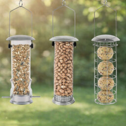 Marco Paul Set Of 3 Garden Bird Feeder Set - Nut, Seed And Suet Ball - thumbnail 1