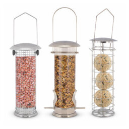Marco Paul Set Of 3 Garden Bird Feeder Set - Nut, Seed And Suet Ball - thumbnail 2