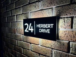 One Of A Kind Design Uk Illuminated Led House Sign 85 Leds, Laser Cut Waterproof Light, Auto On/off, 305X155mm - - thumbnail 6