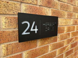 One Of A Kind Design Uk Illuminated Led House Sign 85 Leds, Laser Cut Waterproof Light, Auto On/off, 305X155mm - - thumbnail 7