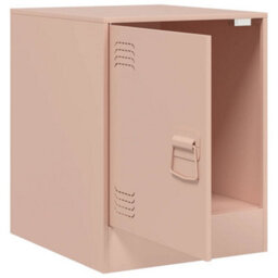 Berkfield Bedside Cabinets 2 Pcs Pink 34.5X39X44 Cm Steel - thumbnail 6