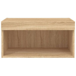 Berkfield Durable Tv Cabinet With Led Lights Sonoma Oak 60X30X30 Cm - thumbnail 8