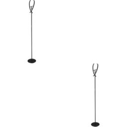 Loops 2 Pack Stylish Modern Black Led Floor Lamp For Home And Indoor Spaces - thumbnail 1