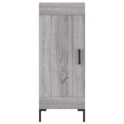 Berkfield Highboard Grey Sonoma 34.5X34X180 Cm Engineered Wood - thumbnail 6