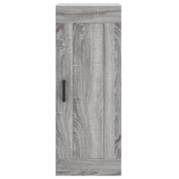 Berkfield Highboard Grey Sonoma 34.5X34X180 Cm Engineered Wood - thumbnail 8