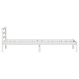 Walplus Bed Frame With Headboard White 210 X 100 Cm Solid Pine Wood - thumbnail 6