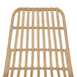 Dining Chairs Set Of 2 Rattan Pair Of Kitchen Chairs - thumbnail 5