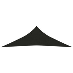 Berkfield Sunshade Sail 160 G/m2 Black 4X4X5.8 M Hdpe - thumbnail 2