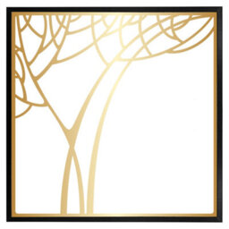 "Andrew Lee Golden Tree (Picutre Frame) / 24X24"" / Grey" - thumbnail 6