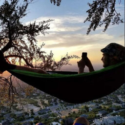 Large Soft Breathable Camping Hammock Holds Up - thumbnail 6