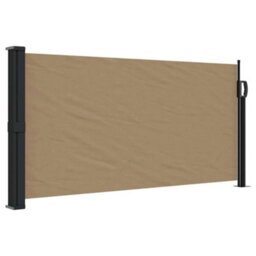 Walplus Retractable Side Awning Garden Sun Shade Canopy Gazebo For Back Door, Porch, Patio Taupe 100X300 Cm - thumbnail 2