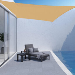 Beige 2X2.5M Rectangular Shade Sail Uv Resistant - thumbnail 5