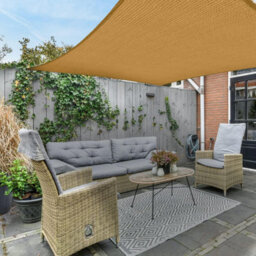 Beige 2X2.5M Rectangular Shade Sail Uv Resistant - thumbnail 6