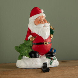 Samuel Alexander 13Cm Premier Christmas Stocking Hanger Decoration In Santa Design - thumbnail 3