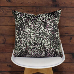 Furn. Mika Leopard Print Velvet Cushion Cover - thumbnail 6