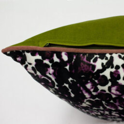 Furn. Mika Leopard Print Velvet Cushion Cover - thumbnail 5