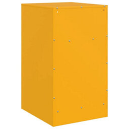 Berkfield Bedside Cabinets 2 Pcs Mustard Yellow 34.5X39X62 Cm Steel - thumbnail 9