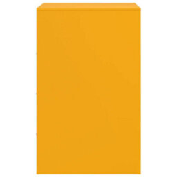 Berkfield Bedside Cabinets 2 Pcs Mustard Yellow 34.5X39X62 Cm Steel - thumbnail 8