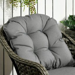 Outsunny 3 Pcs Aluminium Rattan Bistro Set With Soft Cushions & Glass Top - thumbnail 7