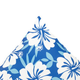 Gardenwize Outdoor Pair Of Blue Hawaiian Print Scatter Cushions - thumbnail 4