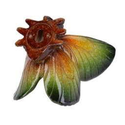 AB Tools Green & Blue Wall Mount Butterflies Resin Shed Sculpture Statue House Garden - thumbnail 2