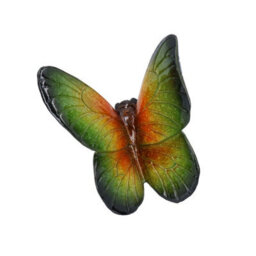 AB Tools Green & Blue Wall Mount Butterflies Resin Shed Sculpture Statue House Garden - thumbnail 5