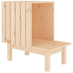 Vidaxl Cat House 60X36X60 Cm Solid Wood Pine - thumbnail 2