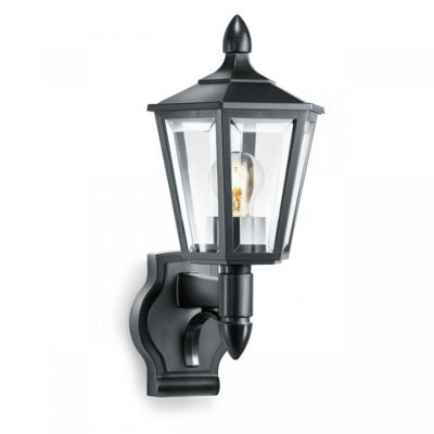Steinel Outdoor Wall Light L 15 Black No Sensor Classic Latern - image 1